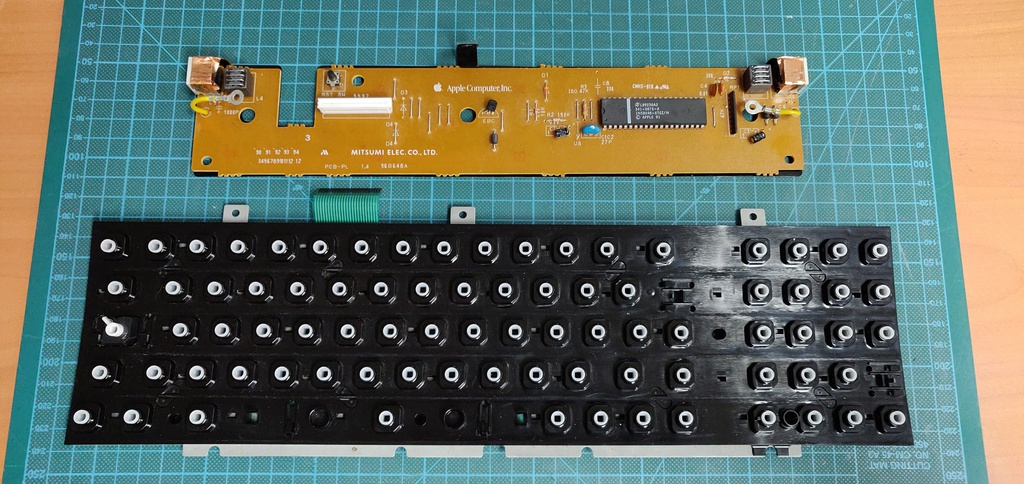Keyboard disassembled