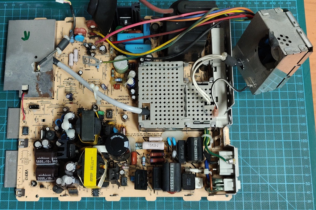 Analogue board cleaned corrosion