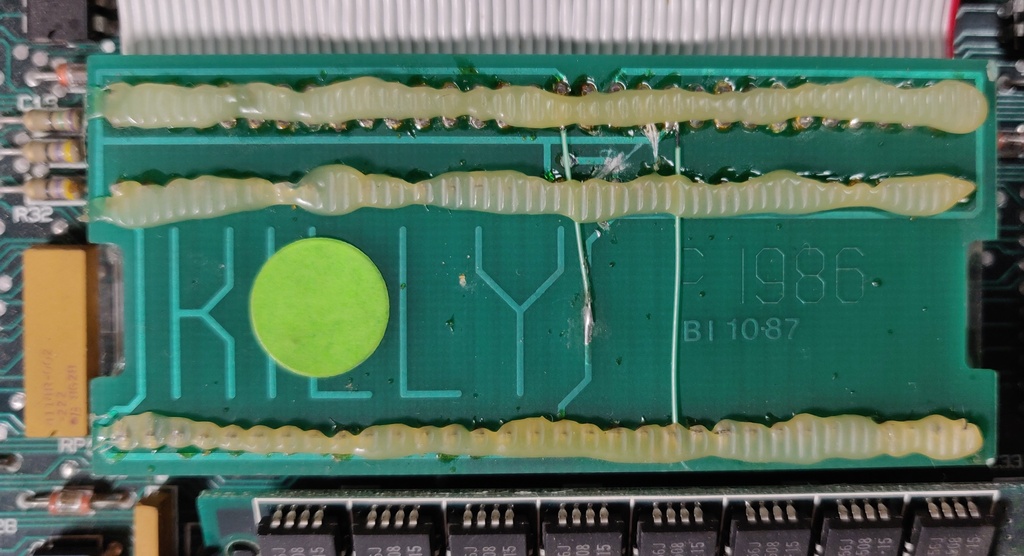 Bodge on CPU connector