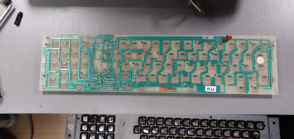 Keyboard PCB back
