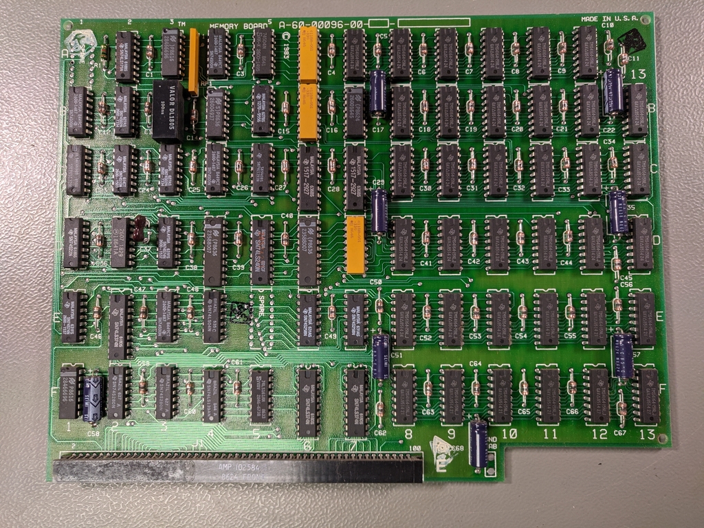Memory board front