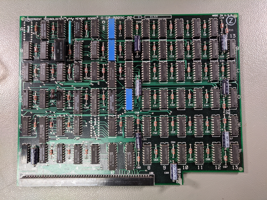 Memory board front