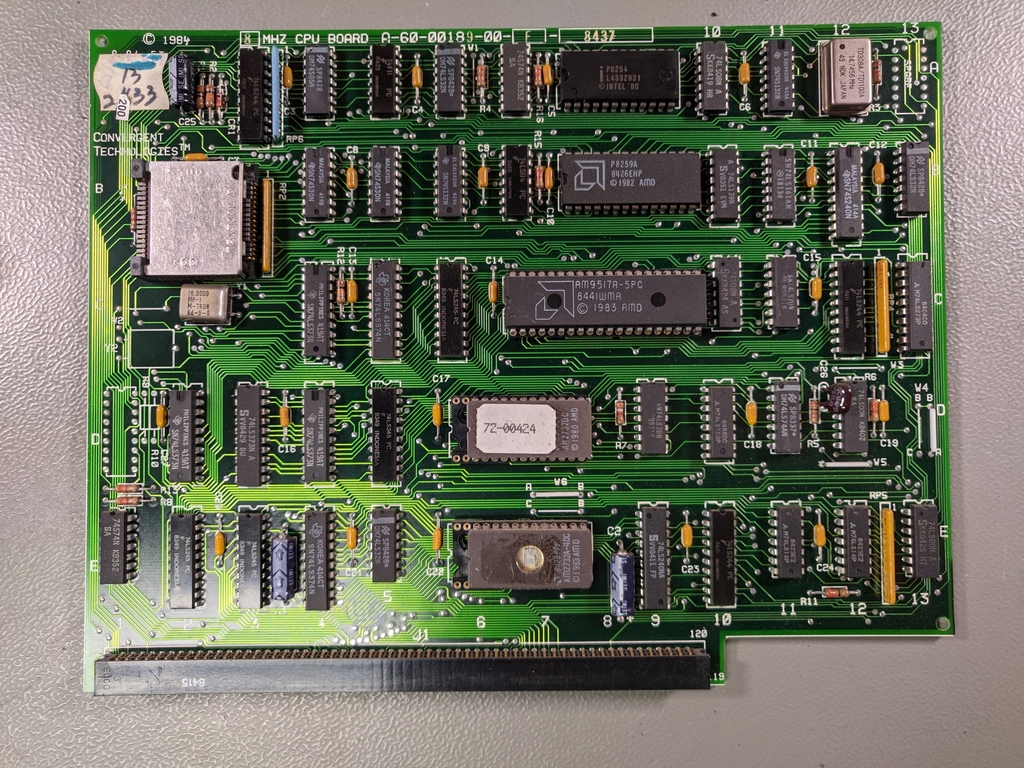 CPU board front