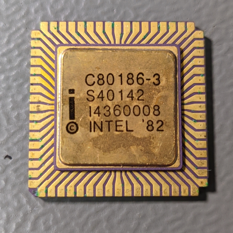 Intel 80186 Front