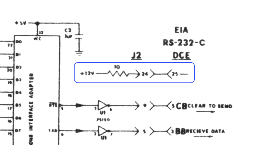 Serial card schematic