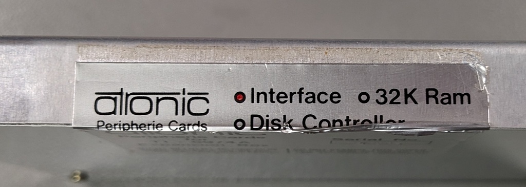 Interface card label